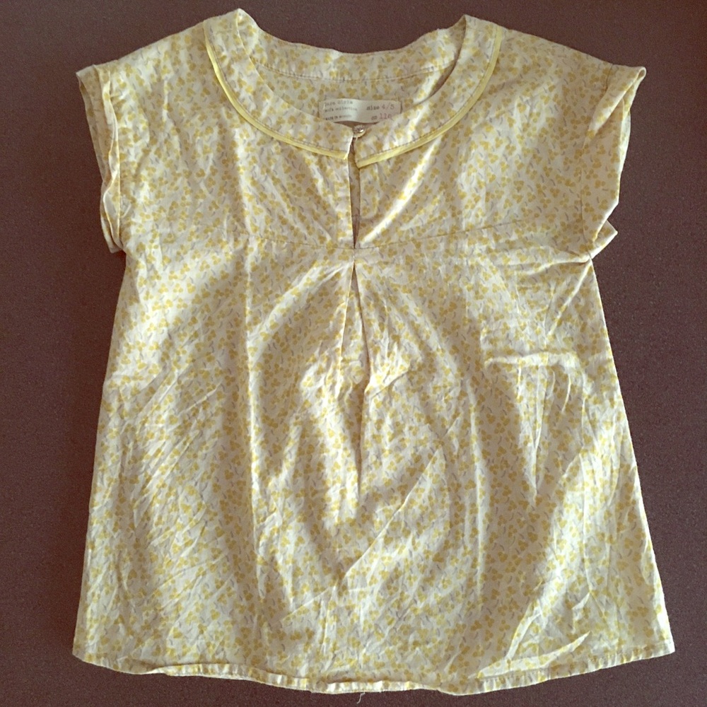 Zara short-sleeve blouse